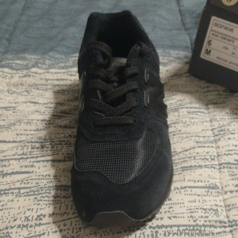 New Balance Kids Dark Gray Sneakers - Picture 2 of 6